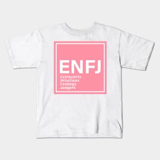 enfj mbti pink color Kids T-Shirt